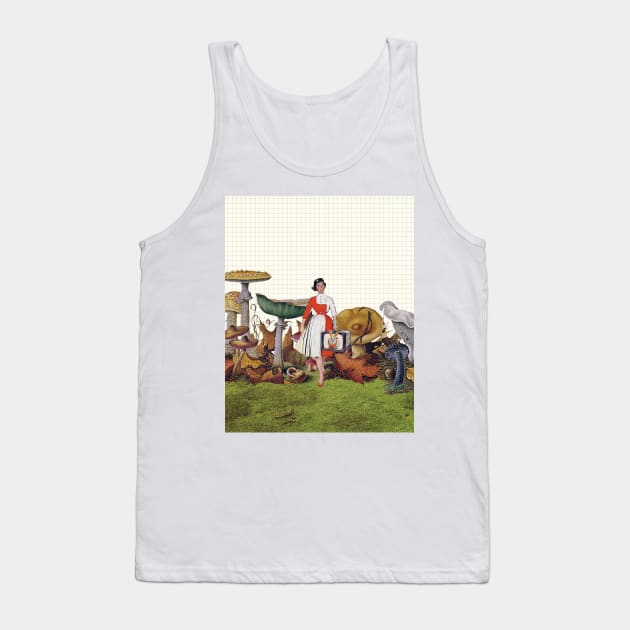 Alice Tank Top by LennyCollageArt